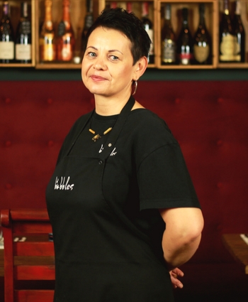 Edyta - kitchen help Bubbles bar, the best bar in Warsaw